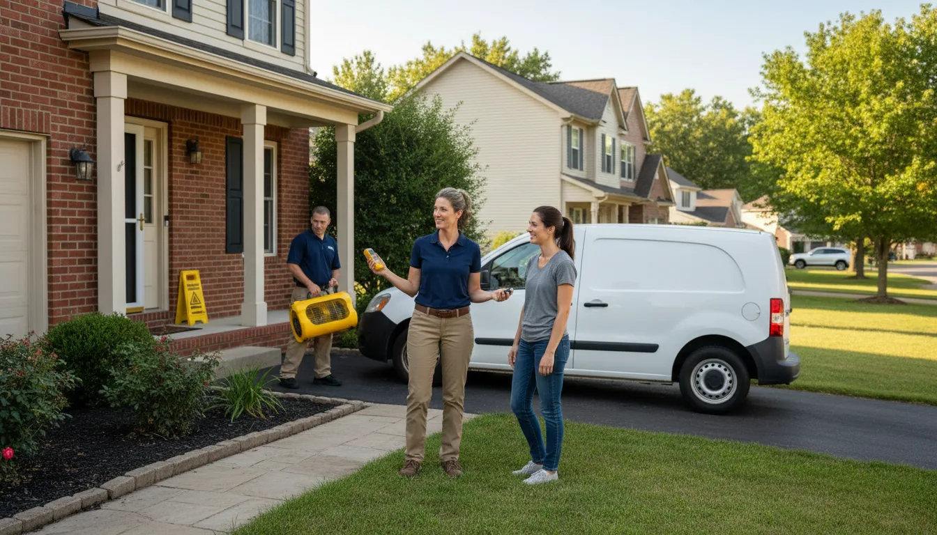 Water restoration image for Water Damage & Restoration Services in Arden, NC